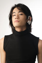 Cupid Archer Ear Cuff | Bold Fairy Wing Metal Earring for Women