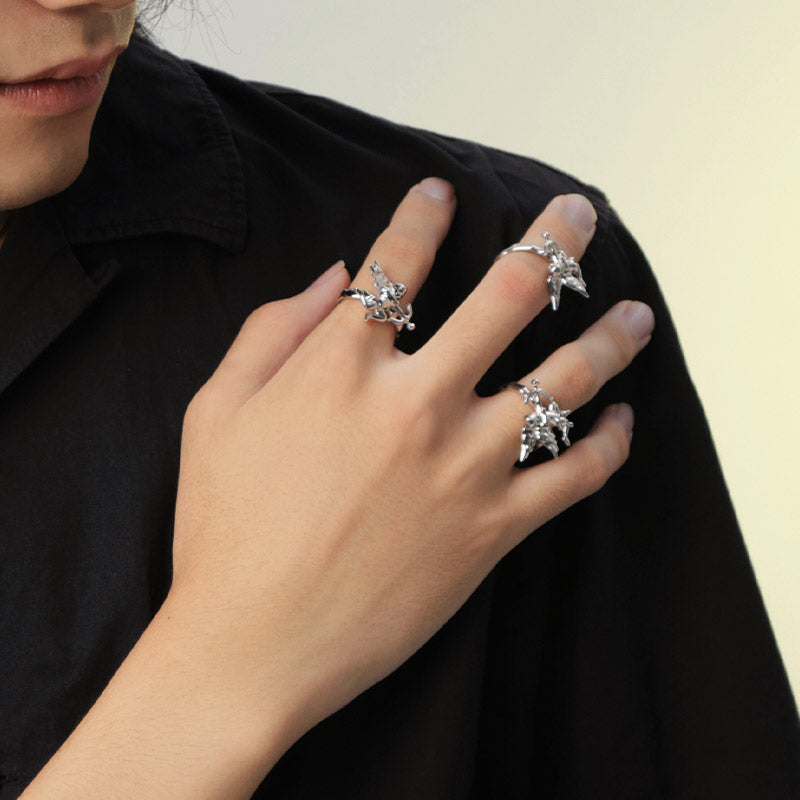 Angel Arrow Ring | Fairy Cupid Archer Metal Band for Women