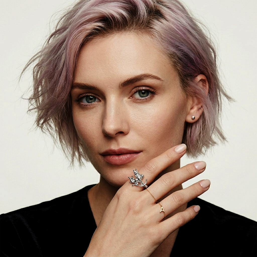 Angel Arrow Ring | Fairy Cupid Archer Metal Band for Women