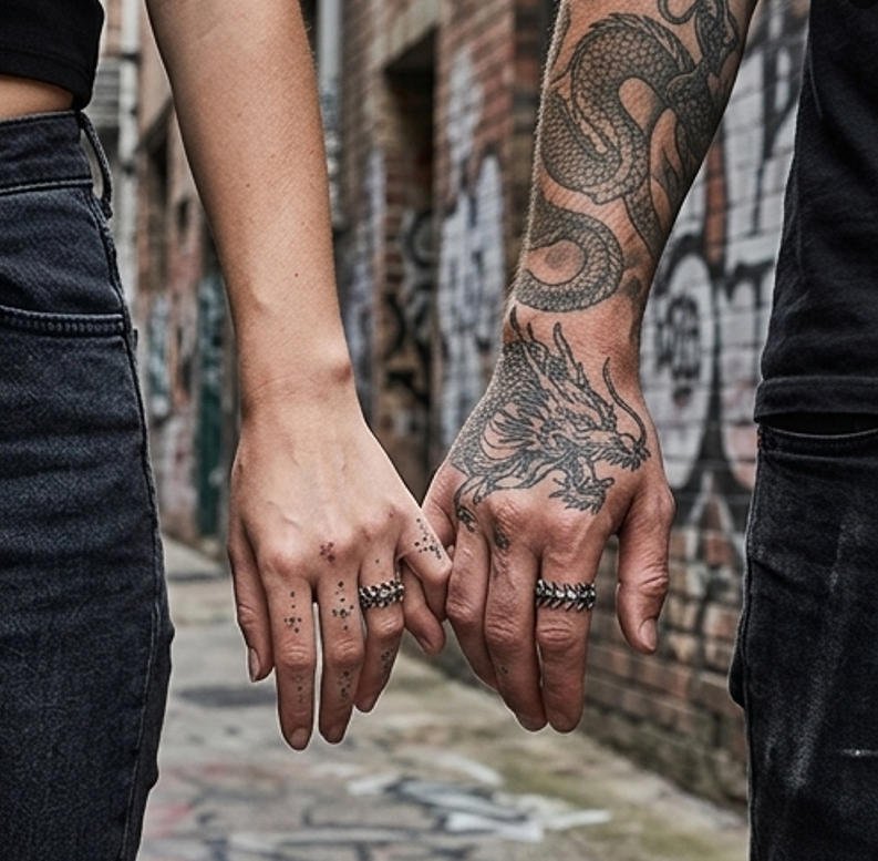 Dragon Bone Ridge Ring | Titanium Steel Retro Hip Hop Band for Unisex - VEX
